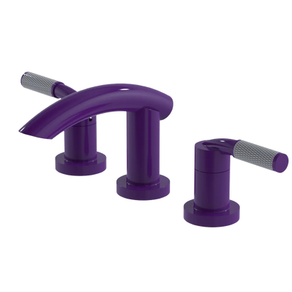Rubinet Widespread Lav. Set. (less drain) Purple Haze