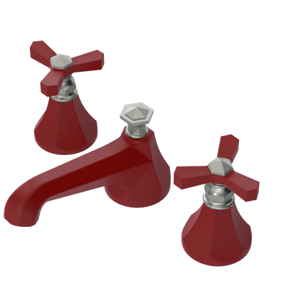 Rubinet Widespread Lav. Set. (less drain) Maroon