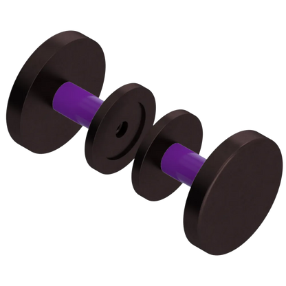 Rubinet Shower Door Knob (set) Oil Rubbed Bronze