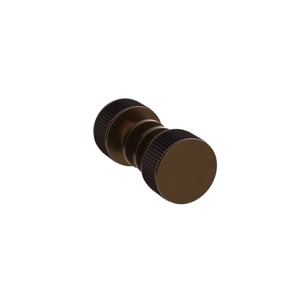 Rubinet Shower Door Knob (set) Tuscan Brass