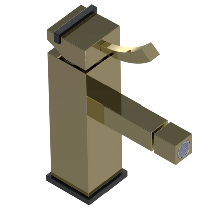 Rubinet Single Control Bidet Fitting (less drain) Natural Brass