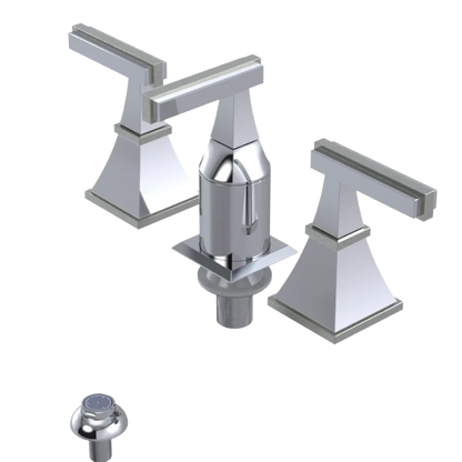 Rubinet Bidet Fitting with Spray, Diverter, and Vacum Breaker (Less Drain) Chrome