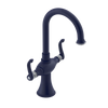 Rubinet Single Hole Dual Handle Lav. Set. (less drain) Midnight Blue