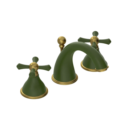 Rubinet Widespread Lav. Set. (less drain) Green Envy