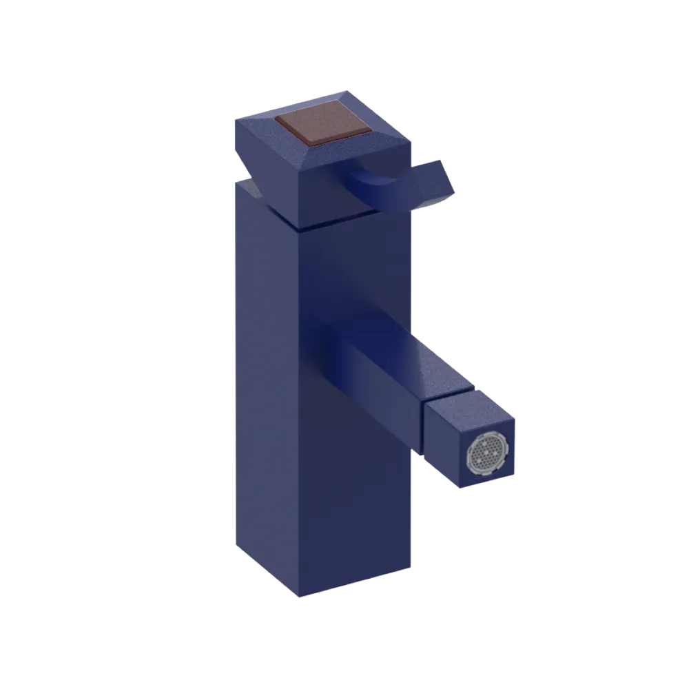 Rubinet Single Control Bidet Fitting (less drain) Midnight Blue