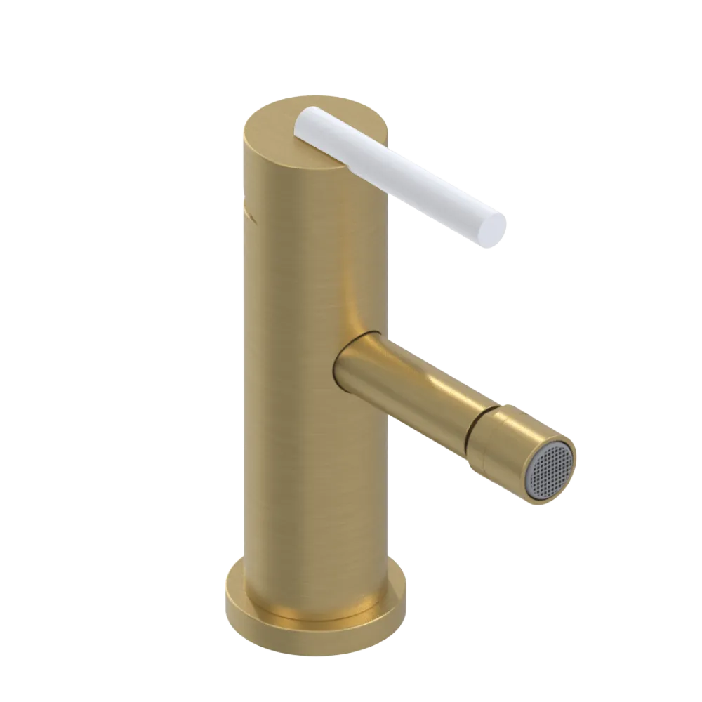 Rubinet Single Control Bidet Fitting (less drain) Satin Brass