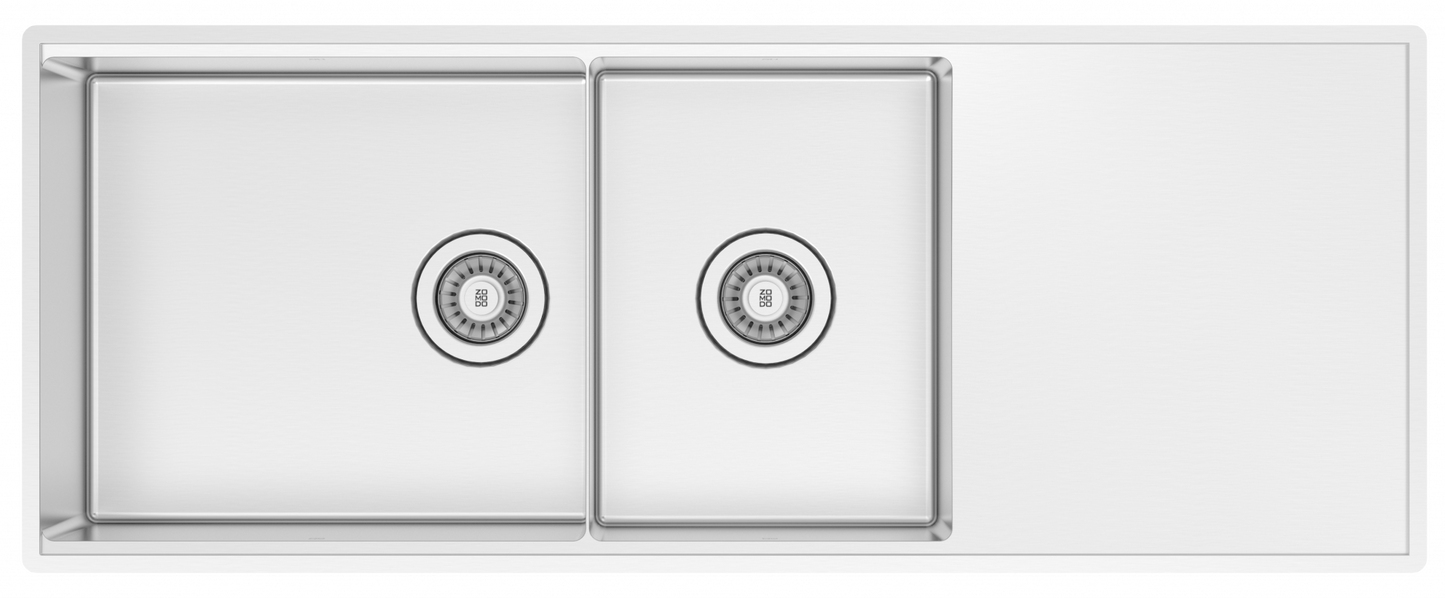 Zomodo Boutique 46" Workstation Double w/ Drainer Kit