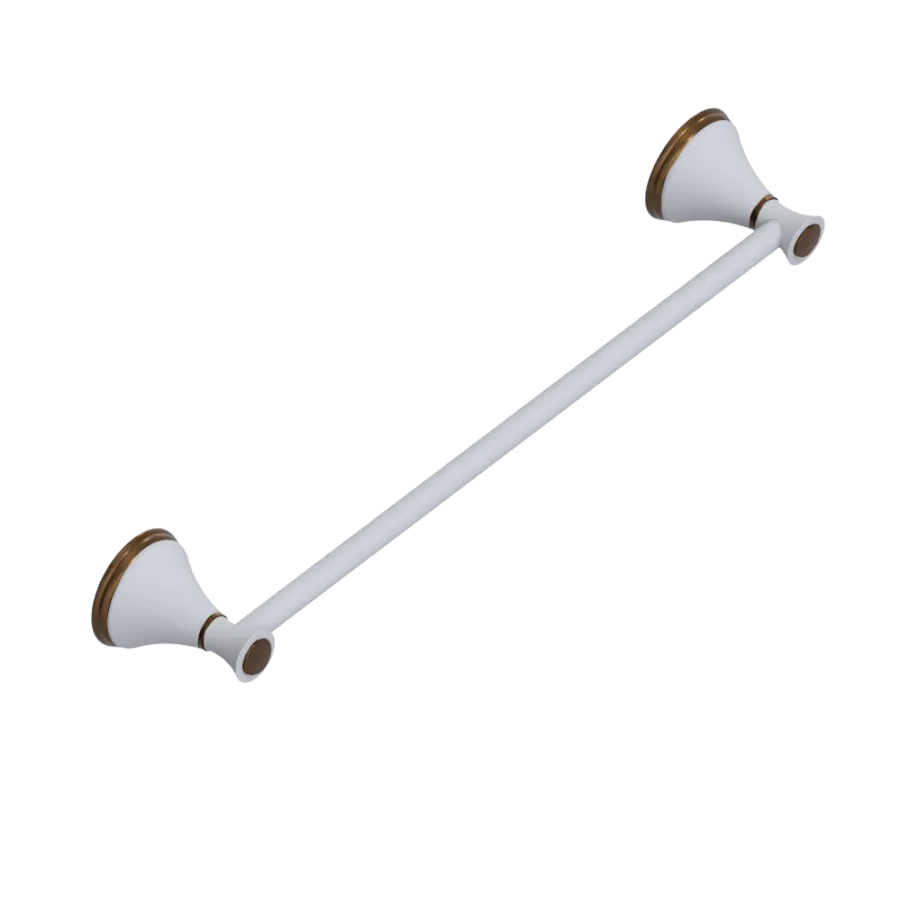 Rubinet Towel Bar 18" Matt White
