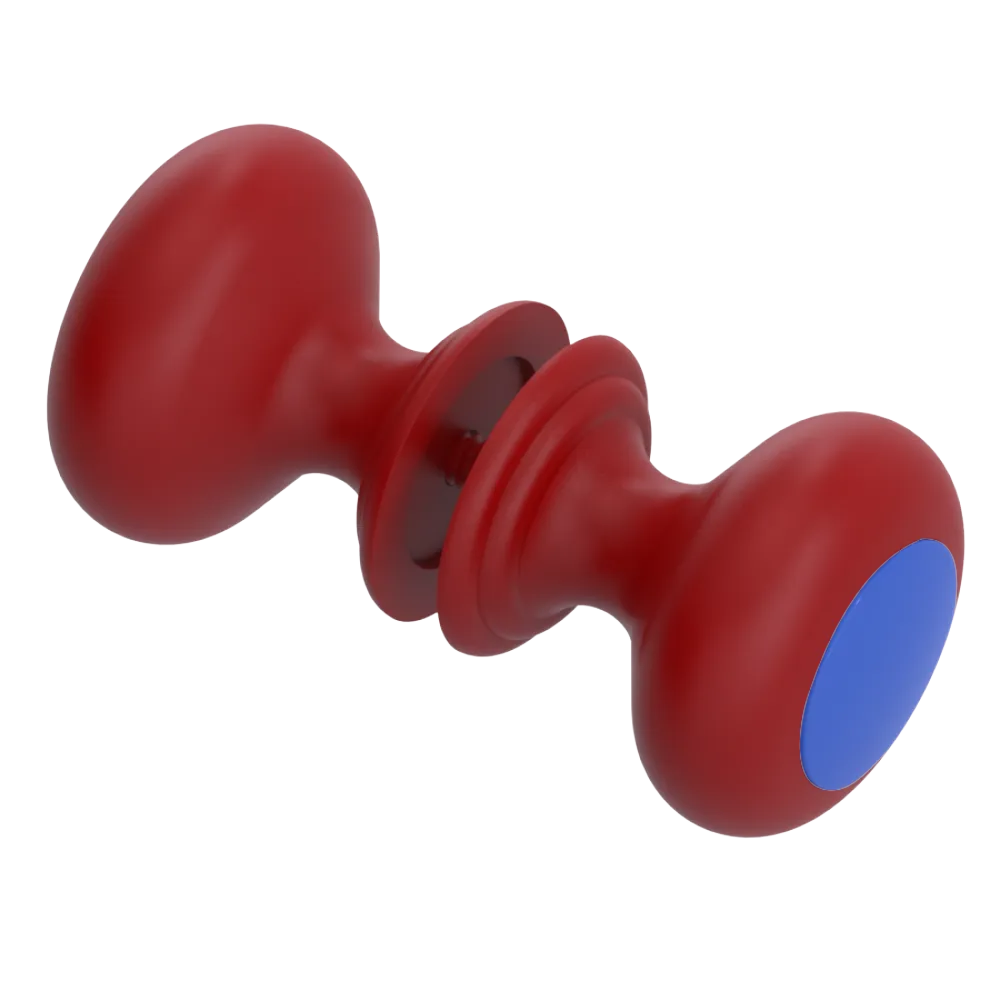 Rubinet Shower Door Knob (set) Maroon