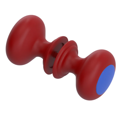 Rubinet Shower Door Knob (set) Maroon
