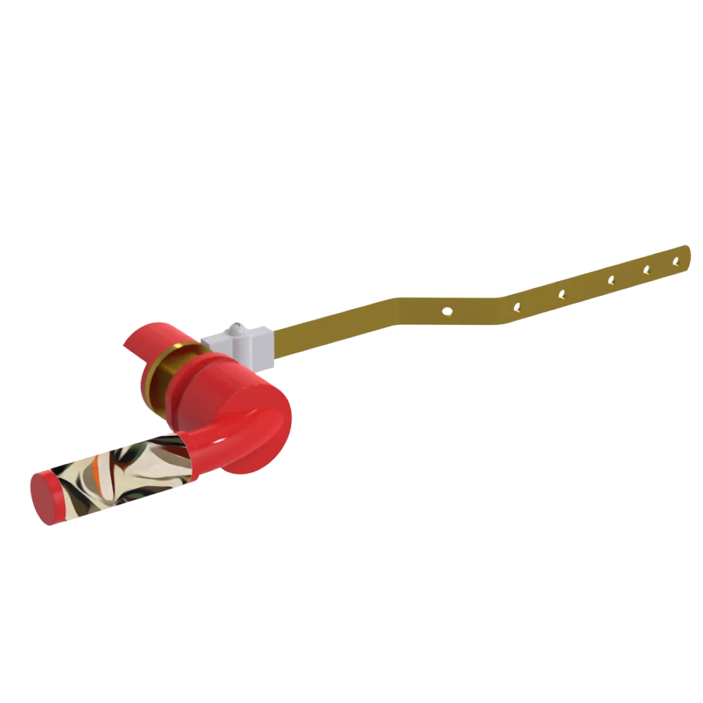 Rubinet Trip Levers Red