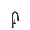 Baril Single-hole bar / prep kitchen faucet with 2-function pull-down spray
