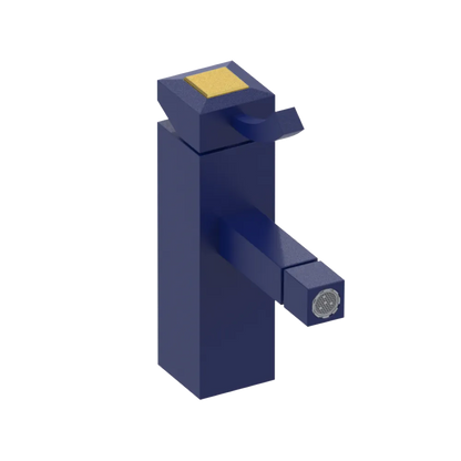 Rubinet Single Control Bidet Fitting (less drain) Midnight Blue