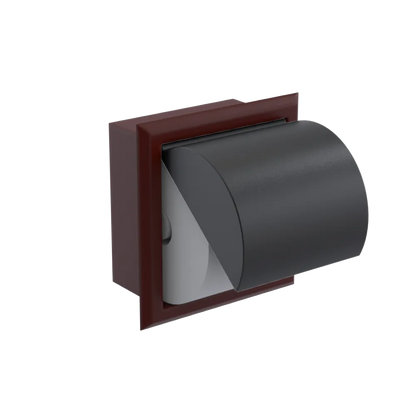 Rubinet RECESSED TOILET PAPER HOLDER Bordeaux