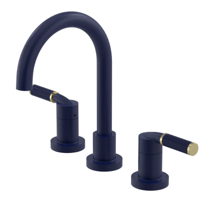 Rubinet Widespread Lav. Set. (less drain) Midnight Blue