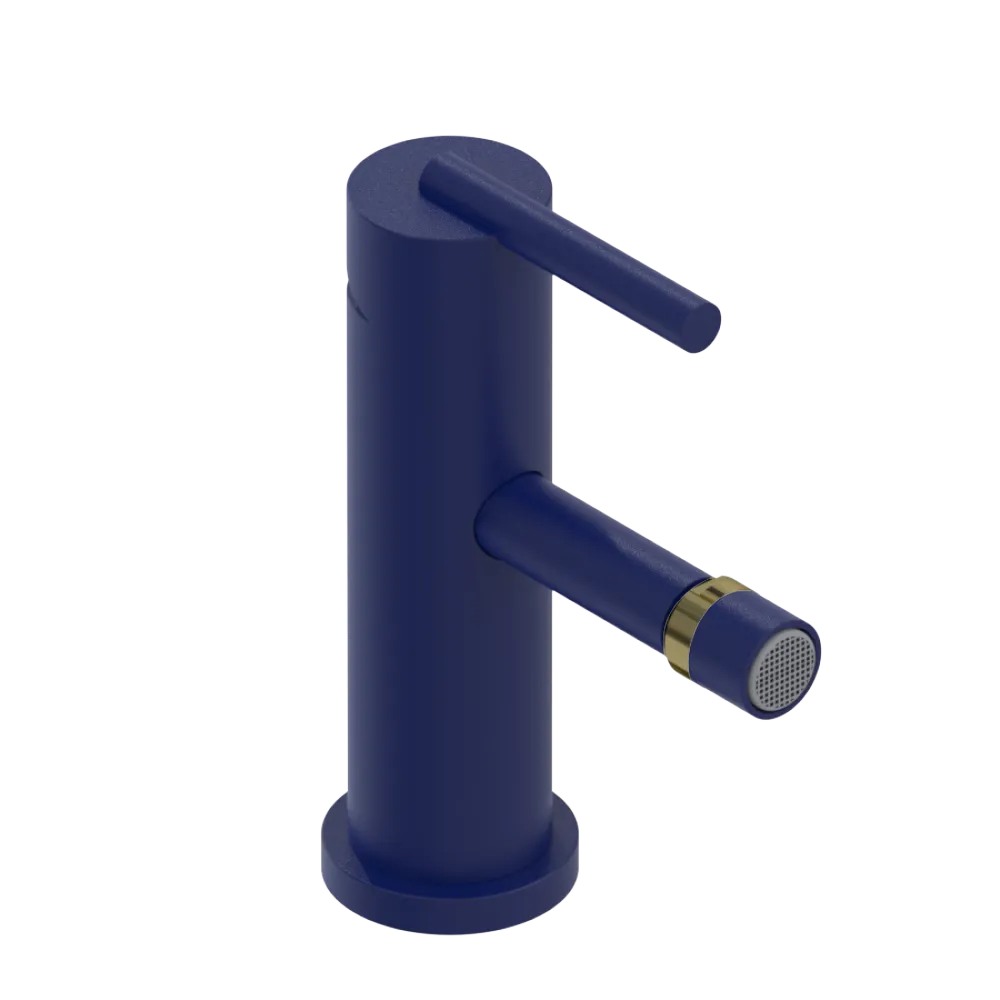 Rubinet Single Control Bidet Fitting (less drain) Midnight Blue