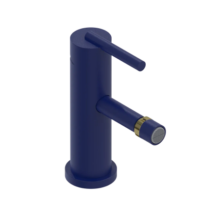 Rubinet Single Control Bidet Fitting (less drain) Midnight Blue