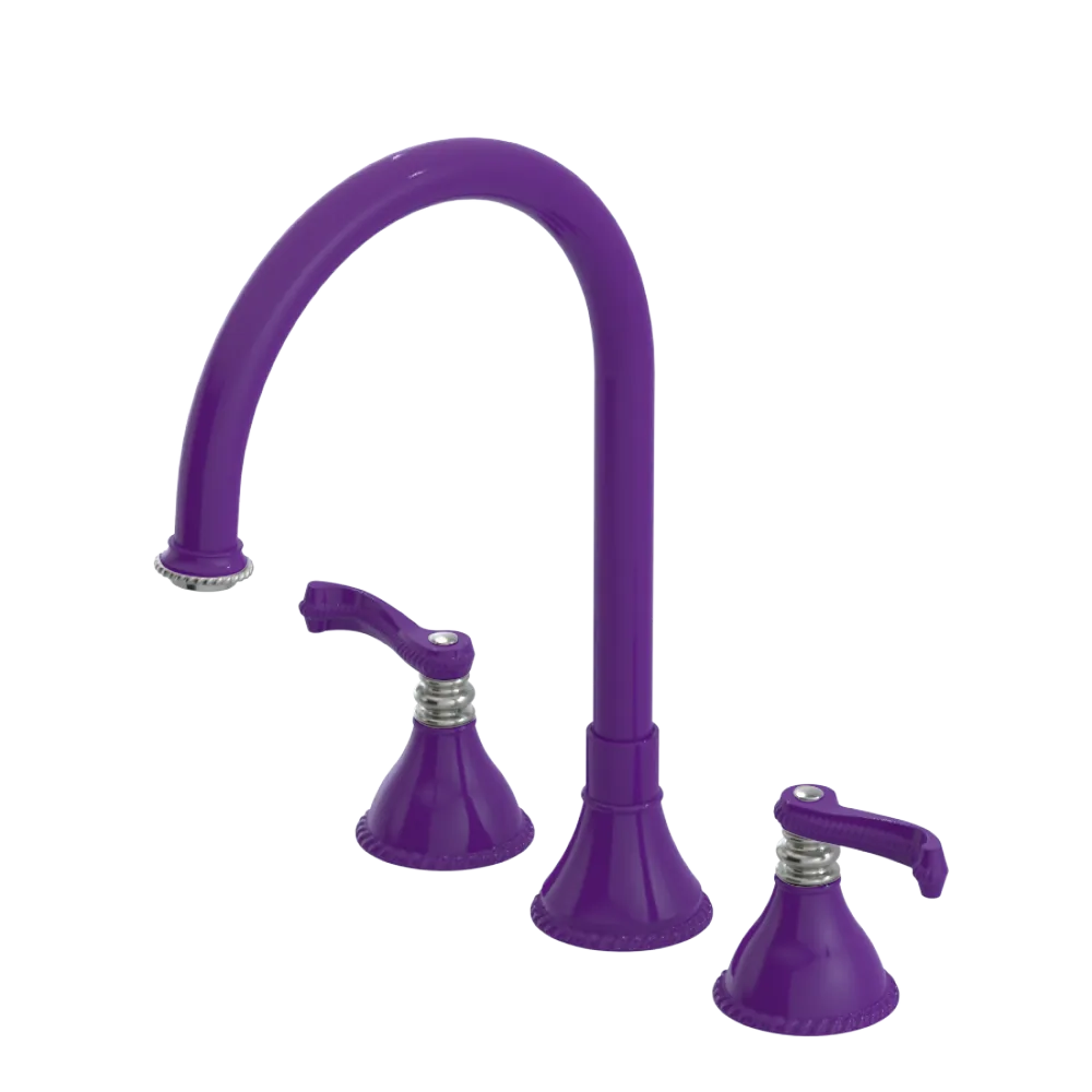 Rubinet Widespread Kitchen Set Purple Haze