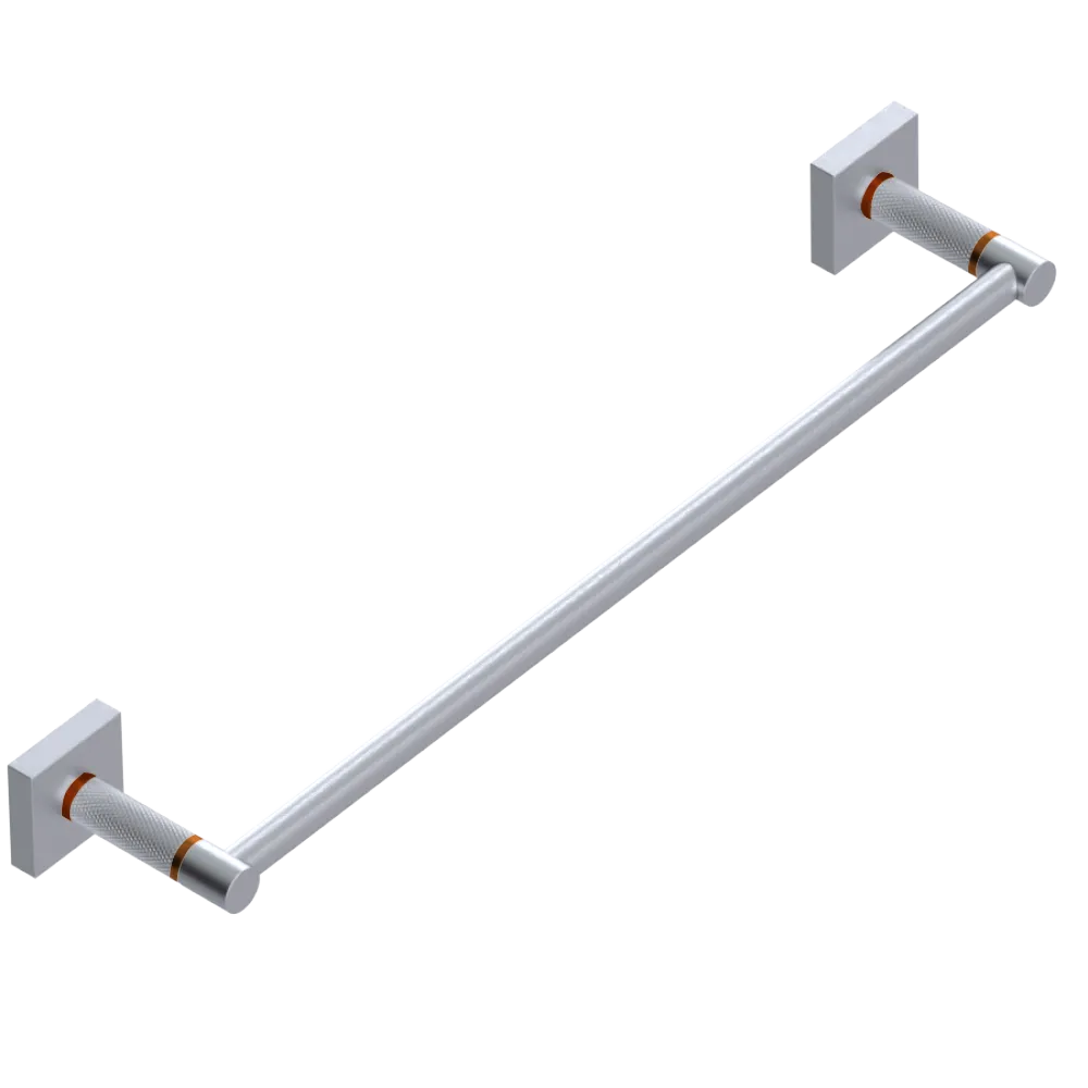 Rubinet 18" TOWEL BAR Satin Chrome