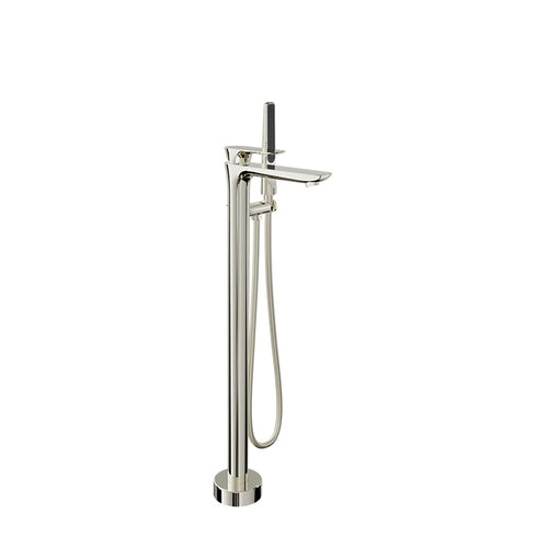 Baril Floor-mounted tub filler with hand shower