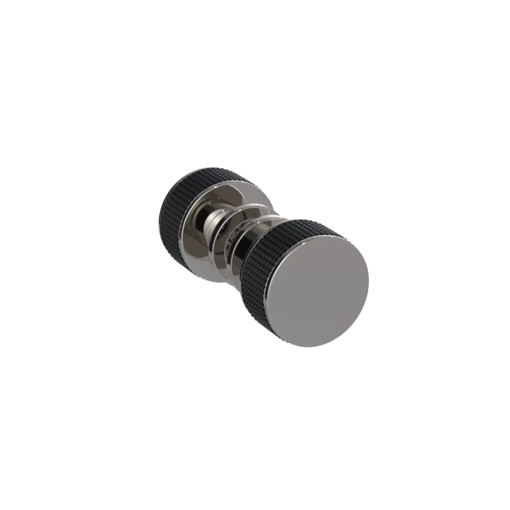 Rubinet Shower Door Knob (set) Polished Nickel