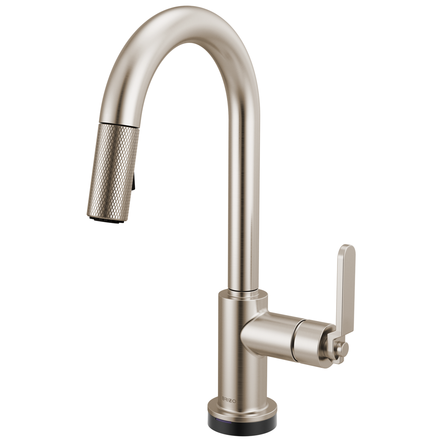 Brizo Smarttouch Pull Down Prep Faucet With Arc Spout Industrial Handle