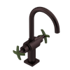 Rubinet Single Hole Dual Handle Lav. Set. (less drain) Oil Rubbed Bronze