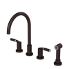 Rubinet Widespread Kitchen Set with Hand Spray Oil Rubbed Bronze