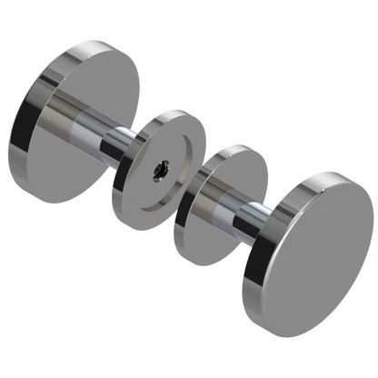 Rubinet Shower Door Knob (set) Polished Nickel