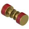 Rubinet Shower Door Knob (set) Antique Brass Matt