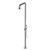 Rubinet Pressure Balance Outdoor Shower with Hand Held Shower & 10" Shower Head - 304 Stainless Steel Polished Nickel