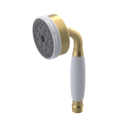 Rubinet 3 Function Hand Held Shower Only Satin Brass