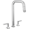 Brizo Widespread Pull Down Faucet With Square Spout Less Handles