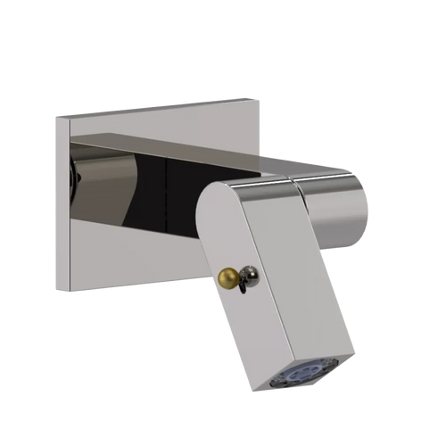 Rubinet Wall Mount Bidet & Foot Rinse with Dual Function Spray Polished Nickel