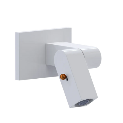 Rubinet Wall Mount Bidet & Foot Rinse with Dual Function Spray White
