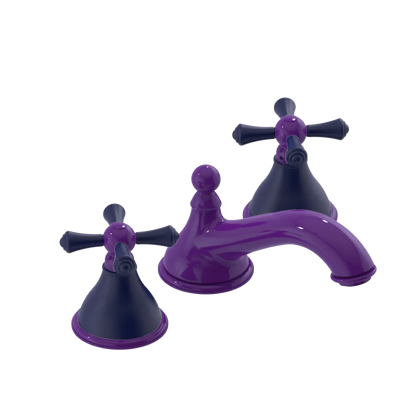 Rubinet Widespread Lav. Set. (less drain) Purple Haze