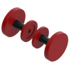 Rubinet Shower Door Knob (set) Maroon