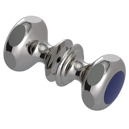 Rubinet Shower Door Knob (set) Polished Nickel