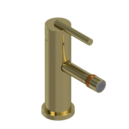 Rubinet Single Control Bidet Fitting (less drain) Natural Brass