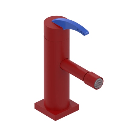 Rubinet Single Control Bidet Fitting (less drain) Maroon