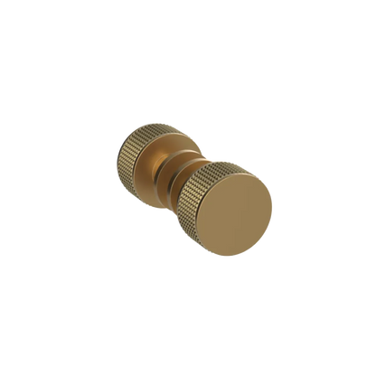 Rubinet Shower Door Knob (set) Satin Gold