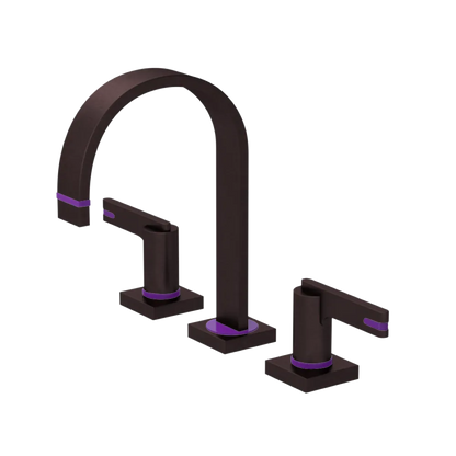 Rubinet Widespread Lav. Set. (less drain) Oil Rubbed Bronze