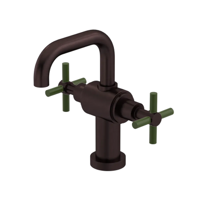 Rubinet Single Hole Dual Handle Lav. Set. (less drain) Oil Rubbed Bronze