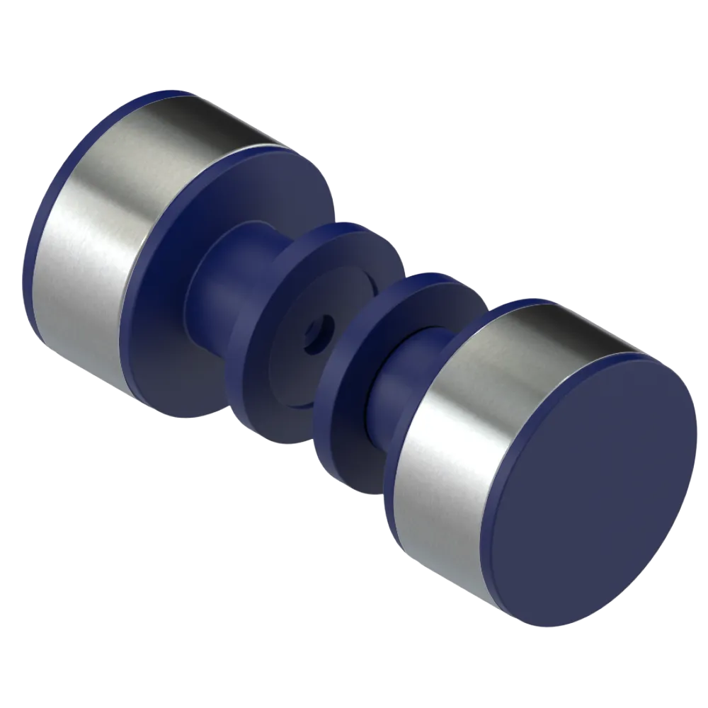 Rubinet Shower Door Knob (set) Midnight Blue