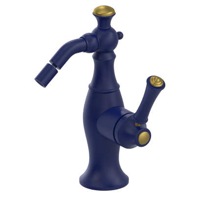 Rubinet Single Control Bidet Fitting (less drain) Midnight Blue