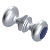 Rubinet Shower Door Knob (set) Satin Chrome