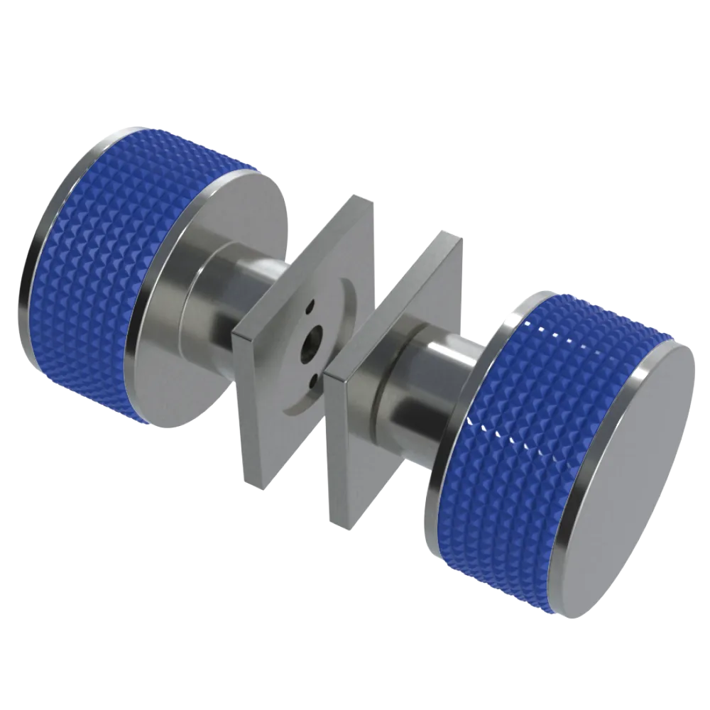 Rubinet Shower Door Knob (set) Satin Nickel