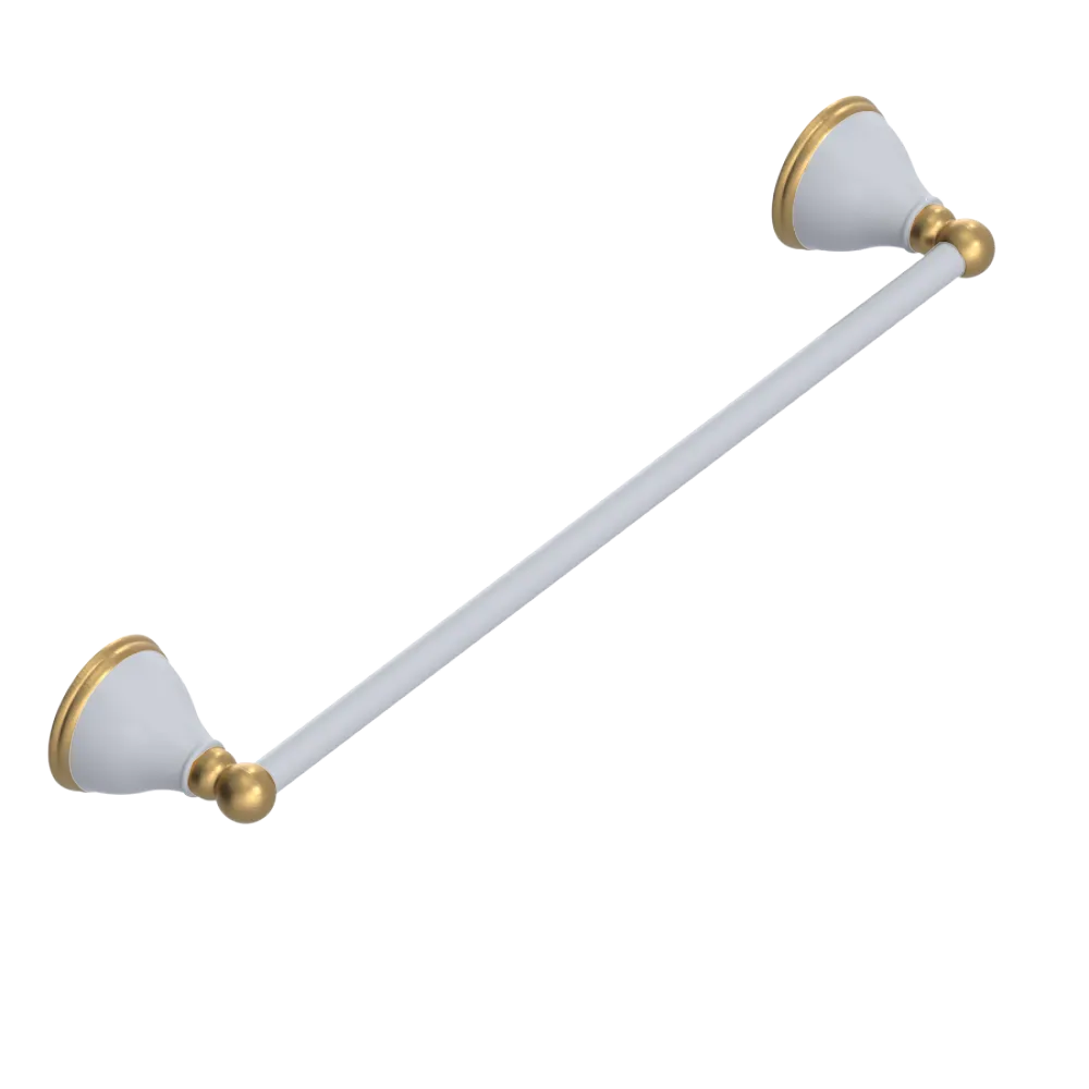 Rubinet Towel Bar 18" White