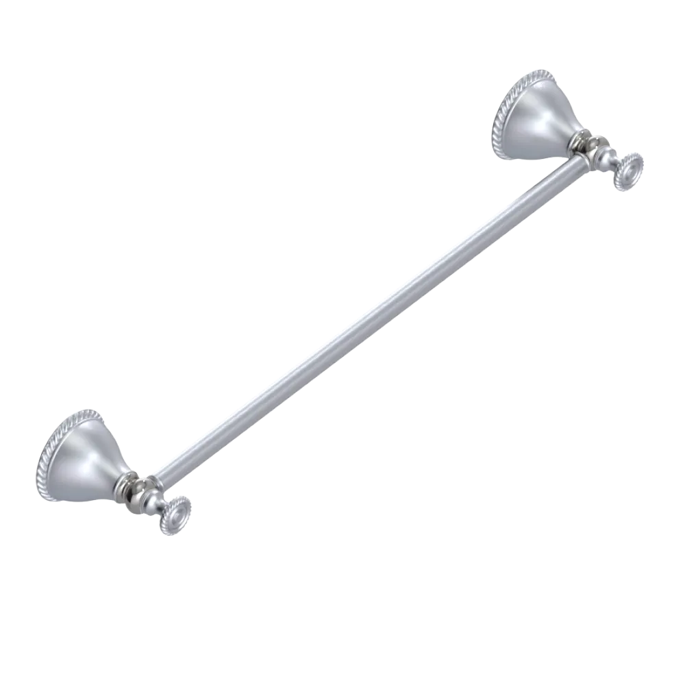 Rubinet Towel Bar 18" Satin Chrome