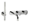 Cabano 3/4" thermostatic wall mount tub fller with hand shower - TRIM ONLY